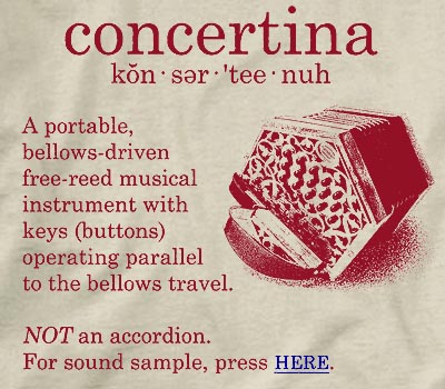Concertina deffinition t-shirt